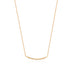 14kt Gold Stargazer Natural Diamond Bar Necklace